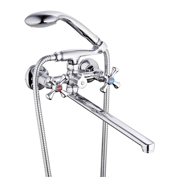 Смеситель для ванны и раковины 1/2 кер Glauf QST7-A827 - QST7-A827 