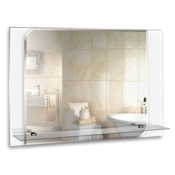 Зеркало MIXLINE "Венеция" 740*500 (ШВ) с полкой - ФР-00001107