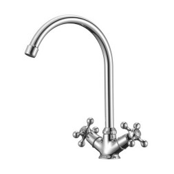 Смеситель для кухни 1/2 кер Milardo DUPSB0JM05 &amp;quot;Duplex&amp;quot; высокий пов излив  ХРОМ - DUPSB0JM05 
