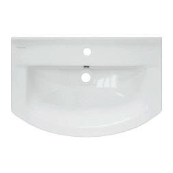 Раковина накладная "Best-65" белая, без кроншт (Sanita Luxe) (WB.FN/Best/65-C/WHT) - WB.FN/Best/65-C/WHT.G/S1