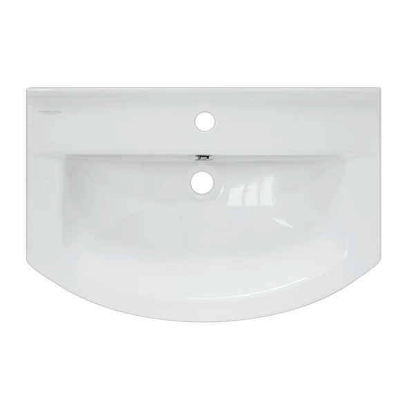 Раковина накладная &amp;quot;Best-65&amp;quot; белая, без кроншт (Sanita Luxe) (WB.FN/Best/65-C/WHT) - WB.FN/Best/65-C/WHT.G/S1 