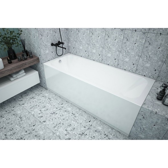 Ванна акриловая  1,5*0,7 &amp;quot;Strict&amp;quot;  (каркас+экран) (Метакам) -  