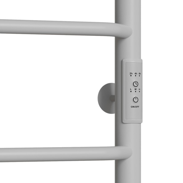 Полотенцесушитель MIXLINE MIRA  60х50 (таймер, 201 Вт, 4 перекладины) электрический БЕЛЫЙ - ML-556343 