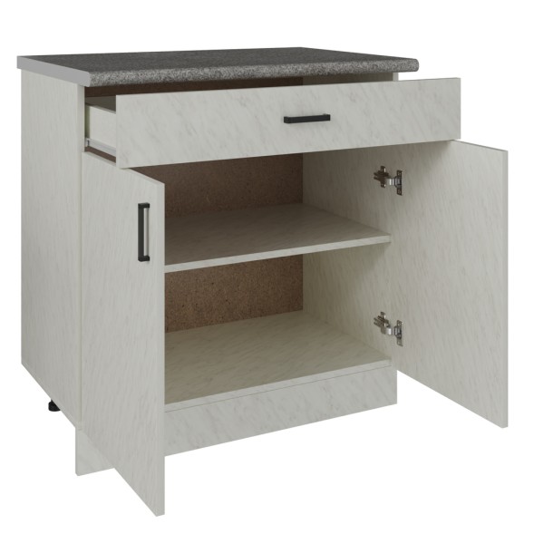 Стол разделочный 80 белый мрамор (1 ящик) - 523300 