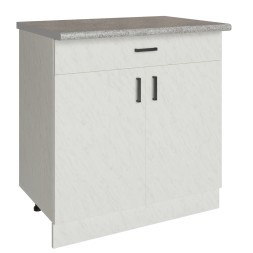 Стол разделочный 80 белый мрамор (1 ящик) - 523300 