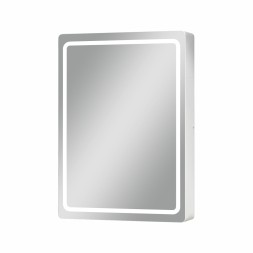 Зеркальный шкаф MIXLINE &amp;quot;Симпл&amp;quot; 500*700 (ШВ) универсальный,механический выкл., светодиодная подсветк - МВК397 