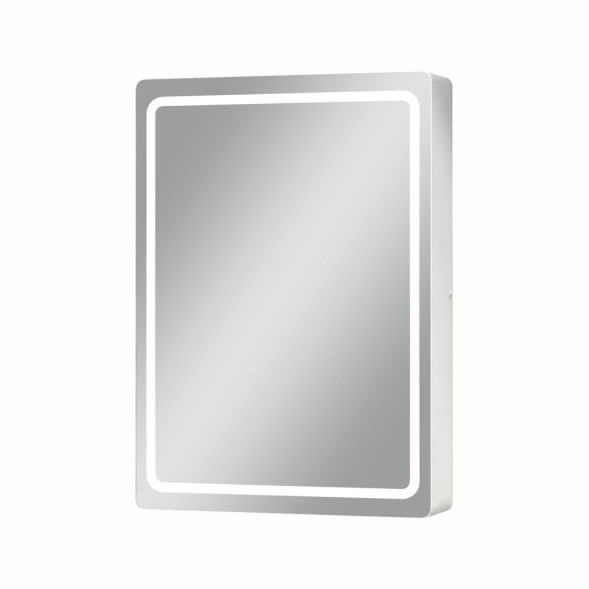 Зеркальный шкаф MIXLINE &amp;quot;Симпл&amp;quot; 500*700 (ШВ) универсальный,механический выкл., светодиодная подсветк - МВК397 