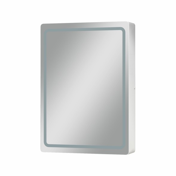 Зеркальный шкаф MIXLINE &amp;quot;Симпл&amp;quot; 500*700 (ШВ) универсальный,механический выкл., светодиодная подсветк - МВК397 