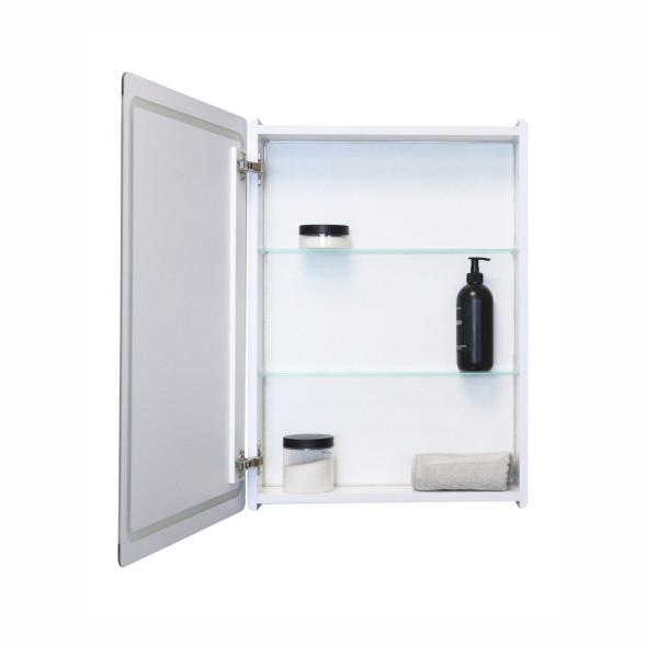 Зеркальный шкаф MIXLINE &amp;quot;Симпл&amp;quot; 500*700 (ШВ) универсальный,механический выкл., светодиодная подсветк - МВК397 