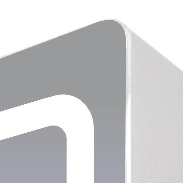 Зеркальный шкаф MIXLINE &amp;quot;Симпл&amp;quot; 500*700 (ШВ) универсальный,механический выкл., светодиодная подсветк - МВК397 