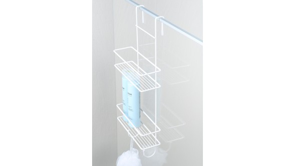 Полка корзина Fixsen подвесная, двухэтажная, белый (FX-740W-2)