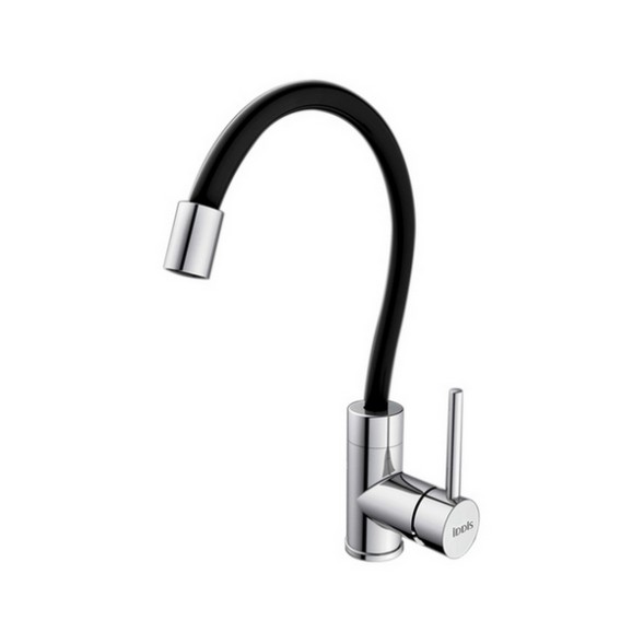 Смеситель для кухни 35к IDDIS K36SBJBi05 &amp;quot;Kitchen 360&amp;quot; гибкий излив ЧЕРНЫЙ-ХРОМ - K36SBJBi05 