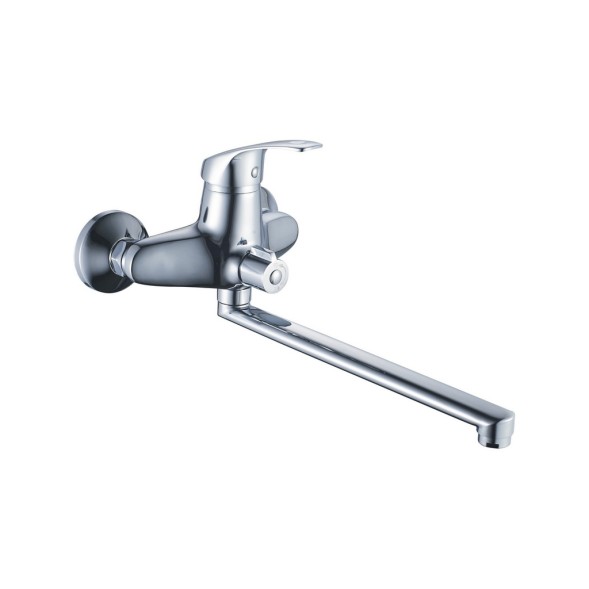 Смеситель для ванны и раковины 40к CN2221 CRON L-излив 300 мм, ХРОМ - CN2221 
