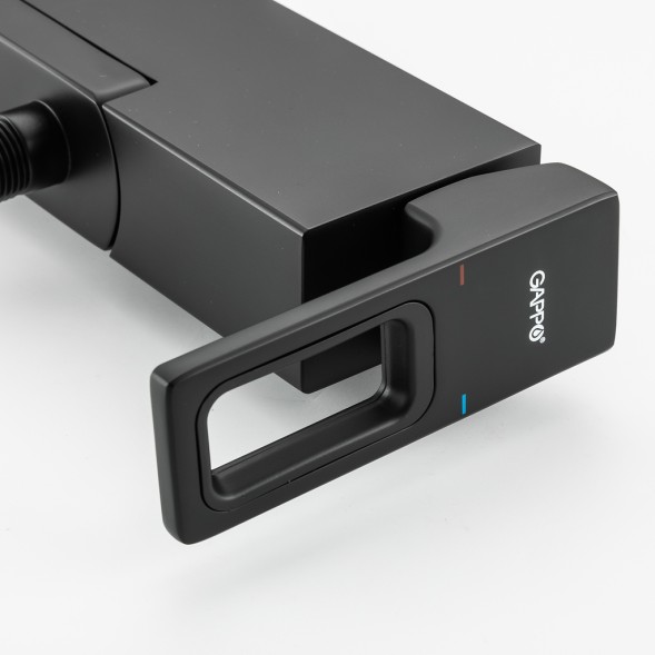 Смеситель для ванны 35к G3217-6 GAPPO ЧЕРНЫЙ - G3217-6 