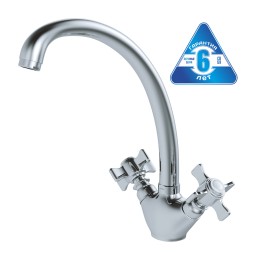 Смеситель для кухни 1/2 кер. MIXLINE ML30-031 "Classic" низкий излив - ML30-031