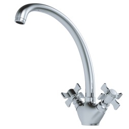 Смеситель для кухни 1/2 кер. MIXLINE ML30-031 "Classic" низкий излив - ML30-031