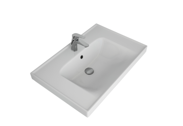 Раковина накладная &amp;quot;Грэйс- 70&amp;quot; белая (DREJA) - 641600 