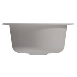 Мойкa ML-GM13 КОМФОРТ круглая, ультра-белая  (341), 495мм (глуб. чаши 200) - 00-00009331 