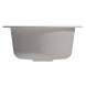 Мойкa ML-GM13 КОМФОРТ круглая, ультра-белая  (341), 495мм (глуб. чаши 200) - 00-00009331 