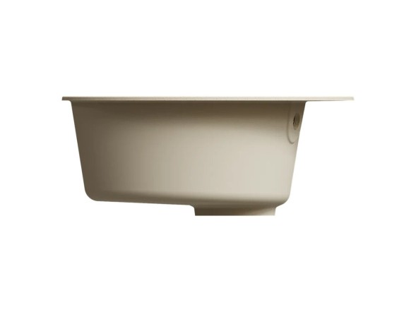 Мойкa ML-GMU01 УЛЬТРА круглая, бежевый камень, 475 мм (глуб. чаши 170) - 00-001403 