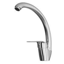 Смеситель для кухни 40k MIXLINE ML05-032 высокий излив с/отв боковая п/гайку (без подводки) - ML05-032 