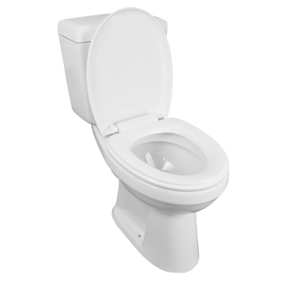 Унитаз-компакт Creo Ceramique PROJECT с микролифтом 656х390х775, прямой выпуск, сливная арматура в комплекте