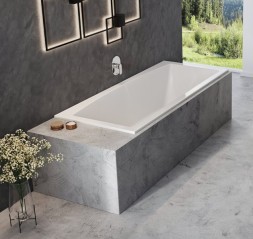 Ванна акриловая Ravak FORMY 02 SLIM 180x80 пристенная, белый  (C891300000)