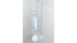 Полка корзина Fixsen подвесная, двухэтажная, хром (FX-740-2)