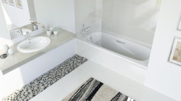Ванна стальная BLB UNIVERSAL HG 150х70, белая, с отверстиями для ручек