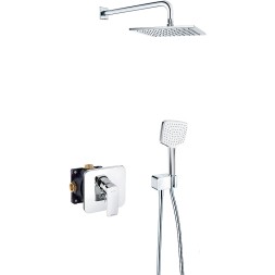 Душевая система Kludi Pure Style 7 в1 керамический картридж, хром (406300575)