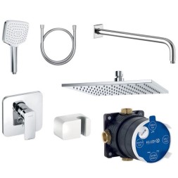 Душевая система Kludi Pure Style 7 в1 керамический картридж, хром (406300575)