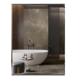 Зеркало MIXLINE &amp;quot;Алмина&amp;quot; 600*800 (ШВ) сенсорный выключатель, светодиодная подсветка - ФР-1541 