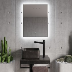 Зеркало MIXLINE &amp;quot;Алмина&amp;quot; 600*800 (ШВ) сенсорный выключатель, светодиодная подсветка - ФР-1541 