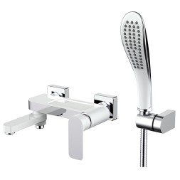 Смеситель для ванны 35к G3248 GAPPO БЕЛЫЙ-ХРОМ - G3248