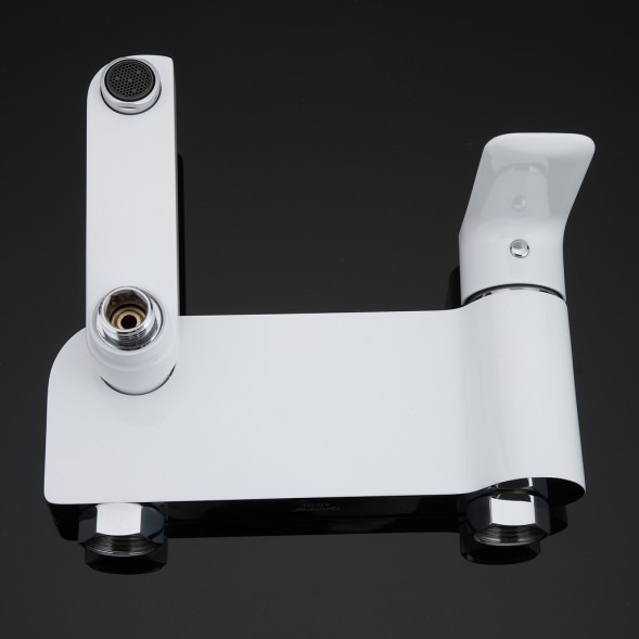 Смеситель для ванны 35к G3248 GAPPO БЕЛЫЙ-ХРОМ - G3248 