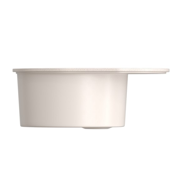 Мойка ML-GMS08 СТАНДАРТ овальная с крылом, бежевый (328), 570*460*170мм - 00-00002331 