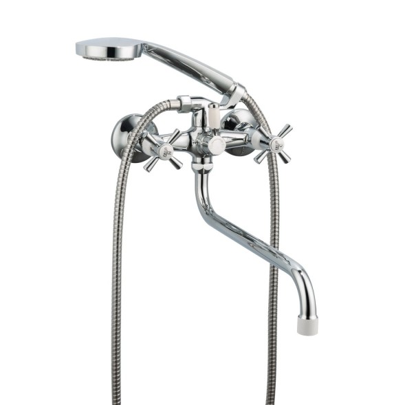 Смеситель для ванны и раковины 1/2 кер R22118-7 FRUD картридж перекл Белый - R22118-7 