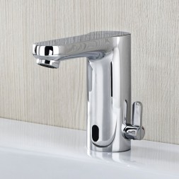 Смеситель для раковины Grohe Eurosmart E инфракрасный датчик (220 В), хром (36325001)