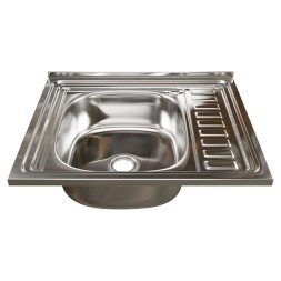 Мойка 60х50 (0,4) лев вып 1 1/2 MIXLINE 16см - 538190