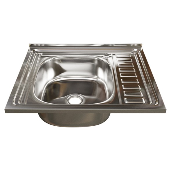 Мойка 60х50 (0,4) лев вып 1 1/2 MIXLINE 16см - 538190 