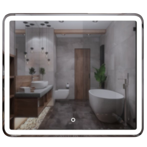 Зеркало MIXLINE &amp;quot;Альдо&amp;quot; 800*700 (ШВ) сенсорный выключатель, светодиодная подсветка - MLZ.Ald.8-7.1.2 