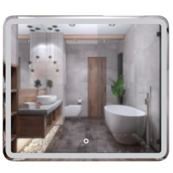 Зеркало MIXLINE &amp;quot;Альдо&amp;quot; 800*700 (ШВ) сенсорный выключатель, светодиодная подсветка - MLZ.Ald.8-7.1.2 