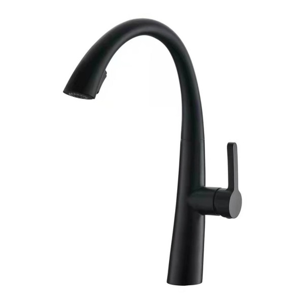 Смеситель для кух 35к ПСМ-301-9 STEEL BLACK тип См-МОЦБИвА, выс пов.излив, выд, лейкаЧЕРНЫЙ-БРОНЗА - ПСМ-301-9 