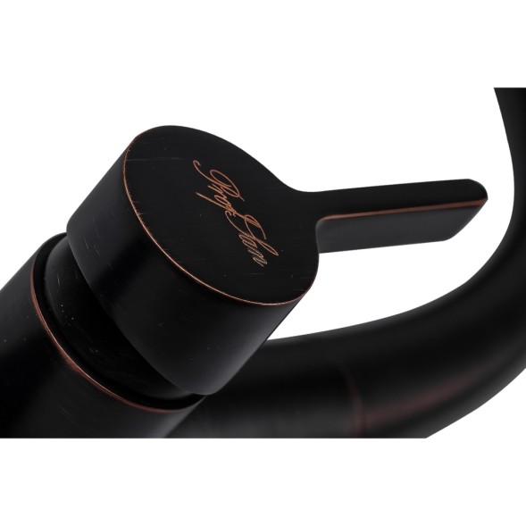 Смеситель для кух 35к ПСМ-301-9 STEEL BLACK тип См-МОЦБИвА, выс пов.излив, выд, лейкаЧЕРНЫЙ-БРОНЗА - ПСМ-301-9 