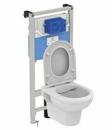Комплект инсталляции Ideal Standard Exacto с крышкой-сиденьем микролифт (X042601)