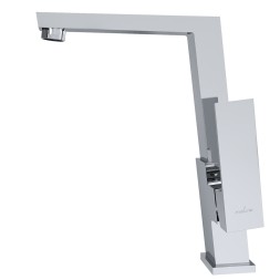Смеситель для кухни 25k MIXLINE ML20-032 "Quadro" высокий излив боковая ручка - ML20-032