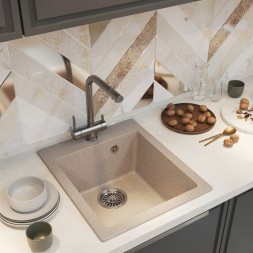 Мойка ML-GM14 КОМФОРТ песочная (302), 420*500*190мм - 00-00009336