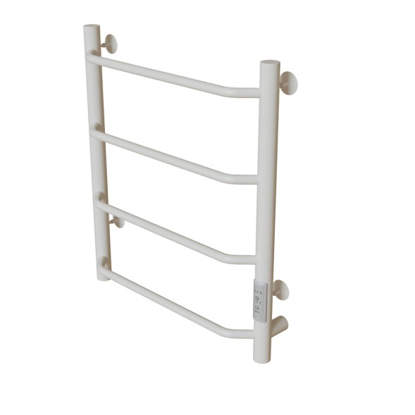 Полотенцесушитель MIXLINE MIRA  80х50 (таймер, 253 Вт, 6 перекладин) электрический БЕЛЫЙ - ML-556350 