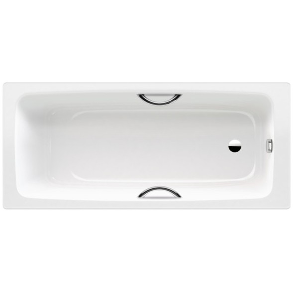 Ванна стальная Kaldewei CAYONO STAR 1800*800*410 мм, alpine white, без ножек, с отв. для ручек (275700010001)