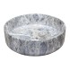 Раковина-чаша Azario 355х355х120 накладная, круглая, темный мрамор (AZ-3134-M816)